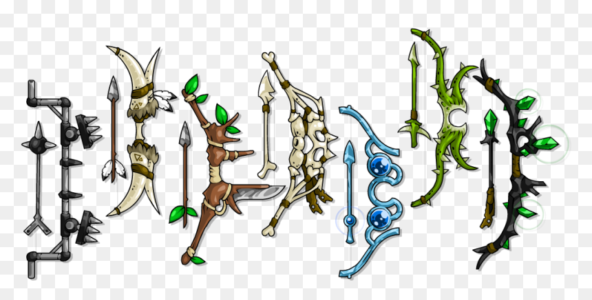 Epic Battle Fantasy 5 Bows Clipart , Png Download - Epic Battle Fantasy 5 Bows, Transparent Png - bow clipart png