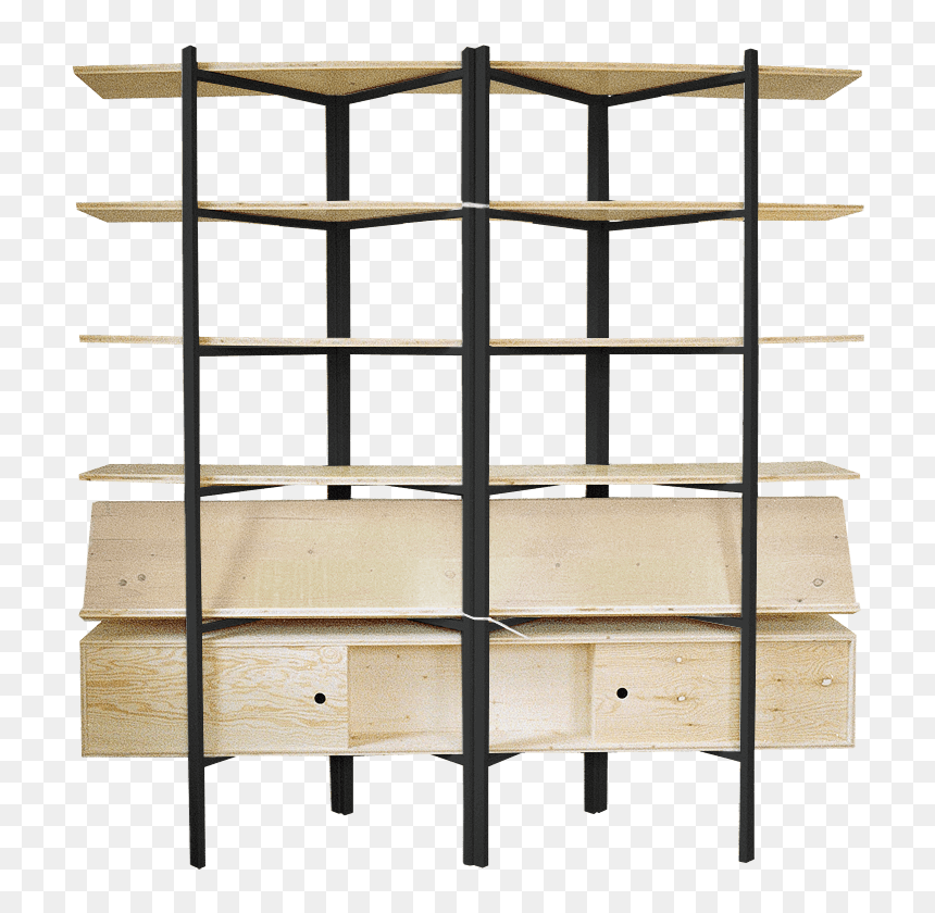 Shelf, HD Png Download - book shelf png
