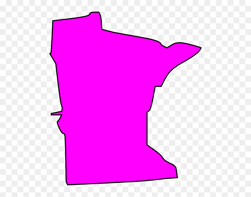 Minnesota Outline Png - Pink Minnesota, Transparent Png - minnesota outline png
