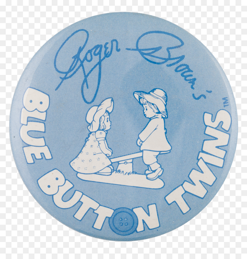 Blue Button Twins Art Button Museum - Circle, HD Png Download - blue button png