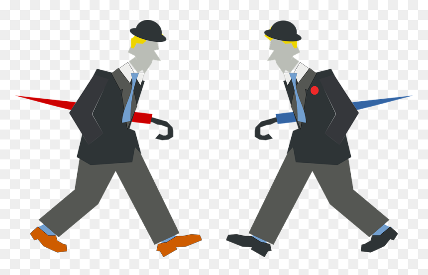 Men With Umbrellas In Art, HD Png Download - sherlock holmes png