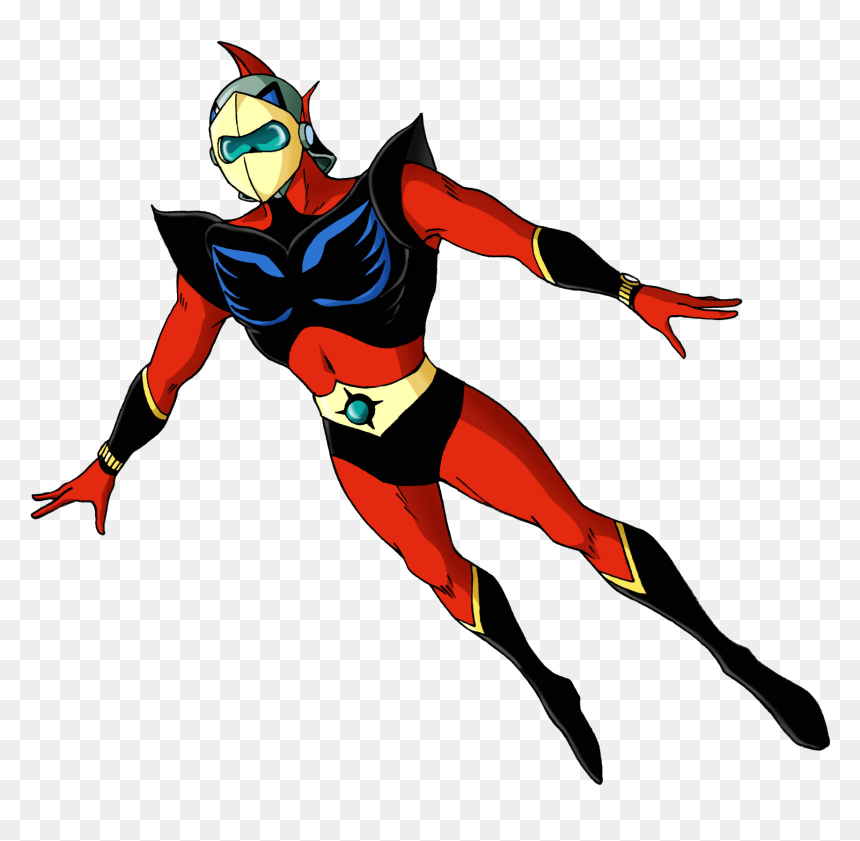 Grendizer Character Flying Clip Arts - Ufo Robot Grendizer Characters, HD Png Download - flying png