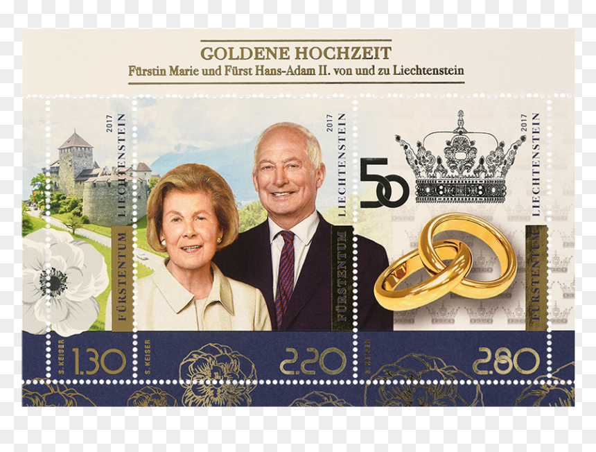 Liechtenstein Goldene Hochzeit, HD Png Download - cancelled stamp png