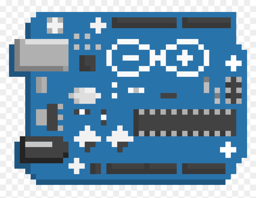 Pixel Art Arduino , Png Download - Arduino Png, Transparent Png - arduino png