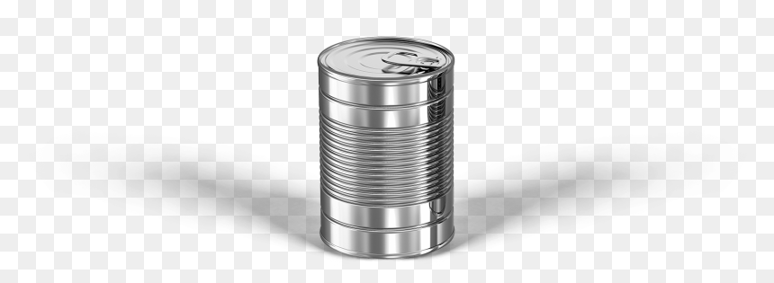 Silver, HD Png Download - tin can png