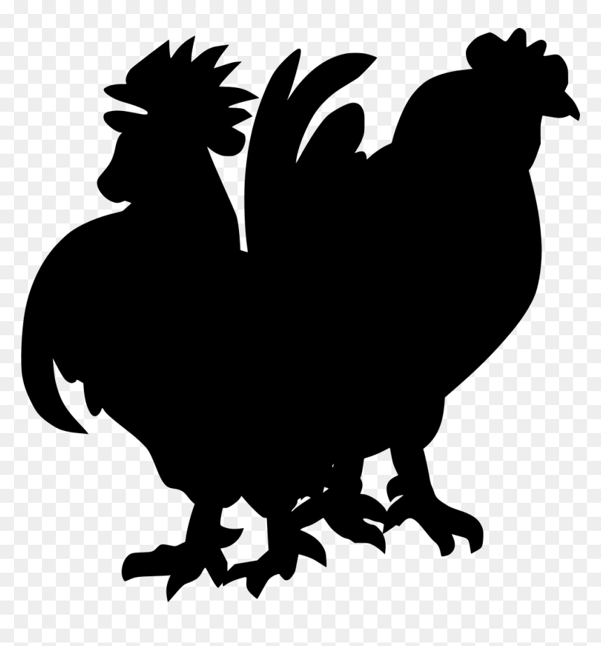 Clipart Rooster, HD Png Download - chickens png