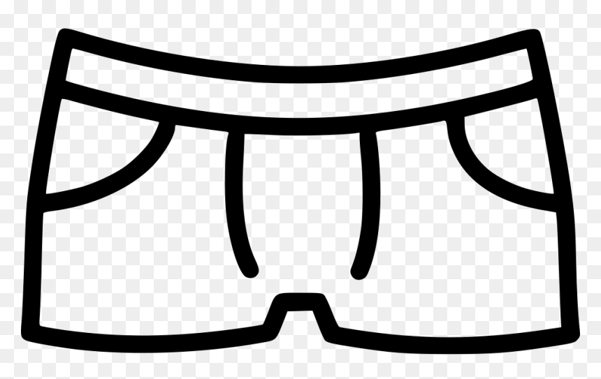 Boxers - Shorts Cartoon Black And White, HD Png Download - boxers png