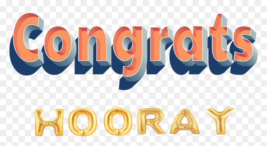 Congrats Png Image File - Png Congrats, Transparent Png - congrats png