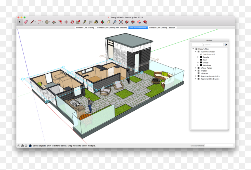Sketchup Interface - Text Building Sketch Up Design, HD Png Download - sketchup logo png