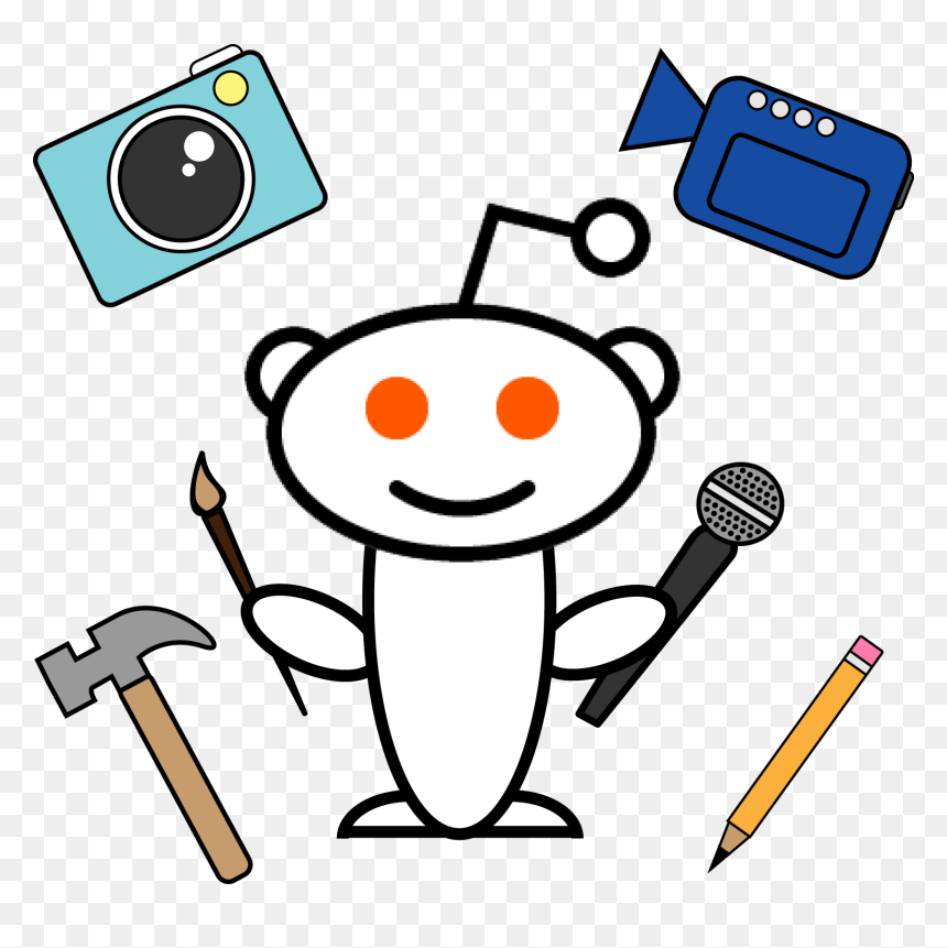 Reddit Alien Logo, HD Png Download - reddit icon png