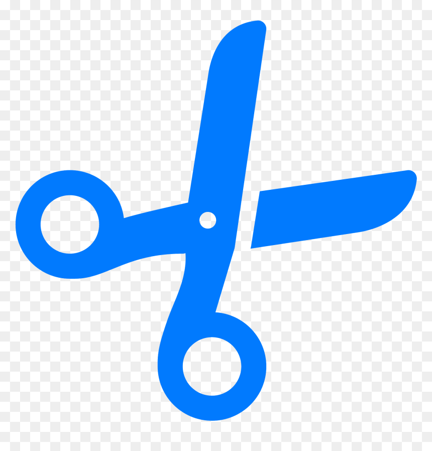 Scissors Filled Icon Clipart , Png Download, Transparent Png - scissors icon png