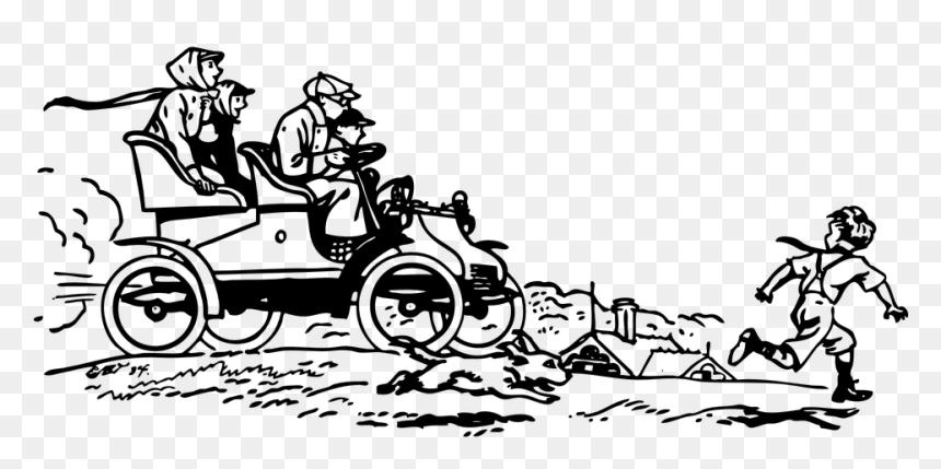 Running Kid Vector Vintage, HD Png Download - kid running png