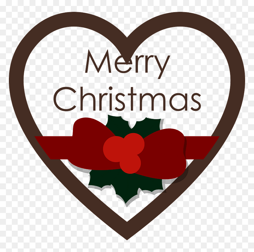 Christmas Rabel Heart Clipart - Merry Fucking Christmas Bitch, HD Png Download - merry christmas .png
