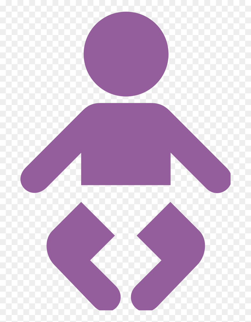 Black Baby Png Icon, Transparent Png - baby icon png