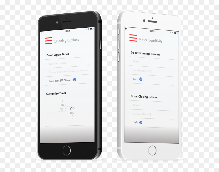 White And Black Iphone 6 Back To Back, HD Png Download - white ipad png