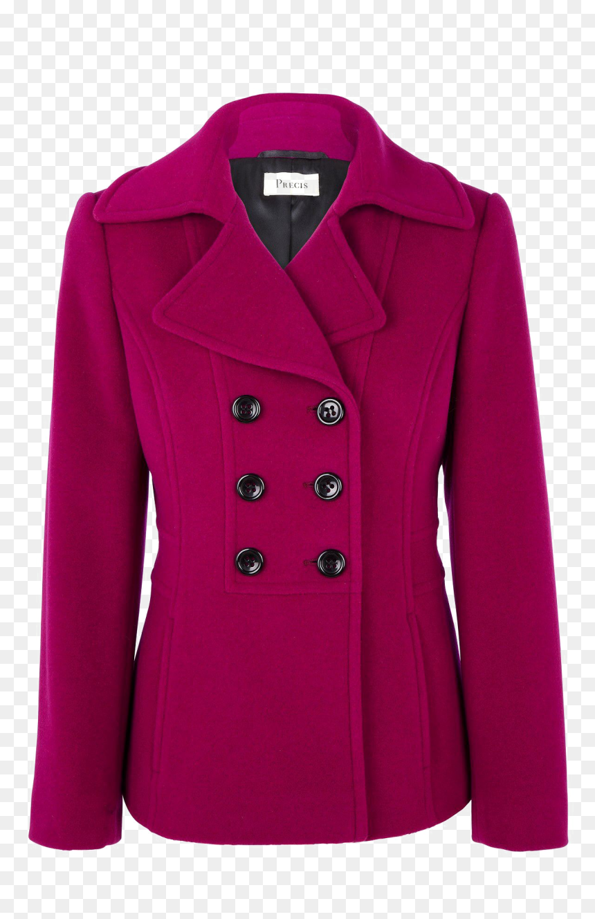 Short Coat For Women Png Image With Transparent Background - Button, Png Download - coat png