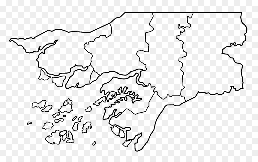 Guinea Bissau Regions Blank - Guinea Bissau Map, HD Png Download - blank.png
