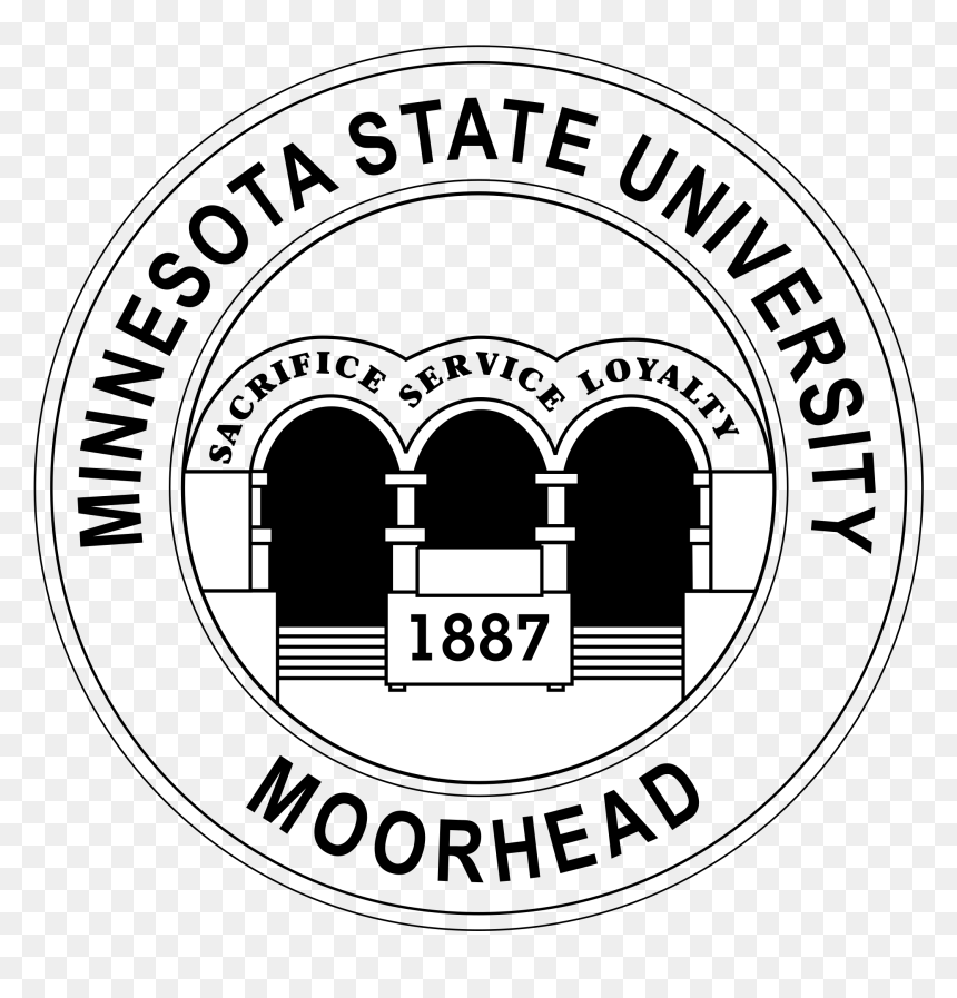 Msu Moorhead Logo Png Transparent - Moorhead State University, Png Download - minnesota outline png