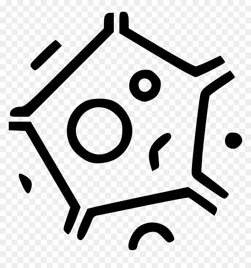 Transparent Vinyl Cutter Clip Art - Cell Biollogy Icon, HD Png Download - cell icon png