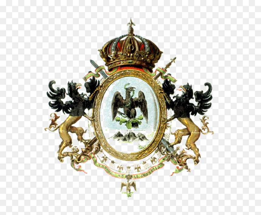 Mexican Coat Of Arms Imperial, HD Png Download - bandera mexico png