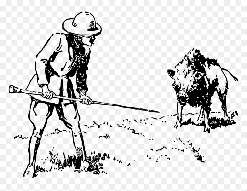 Art,monochrome Photography,monochrome - Hunting Clip Art, HD Png Download - hunting png