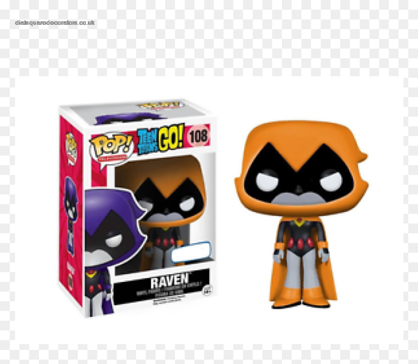 Online Sales New Pop Vinyl Dc Comics Raven Orange Teen - Funko Pop Raven Grey, HD Png Download - teen titans png
