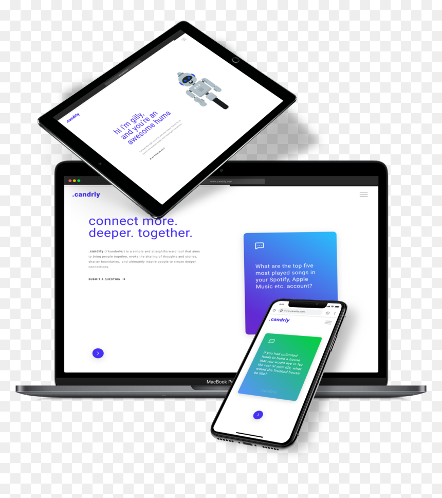 Mockups Of Canderly Web App On The Iphone 10, Macbook - Jpeg, HD Png Download - iphone 10 png