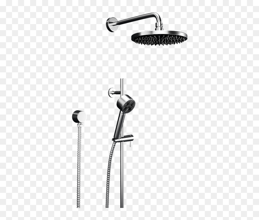 Retro Shower Set Chrome Close, HD Png Download - close png