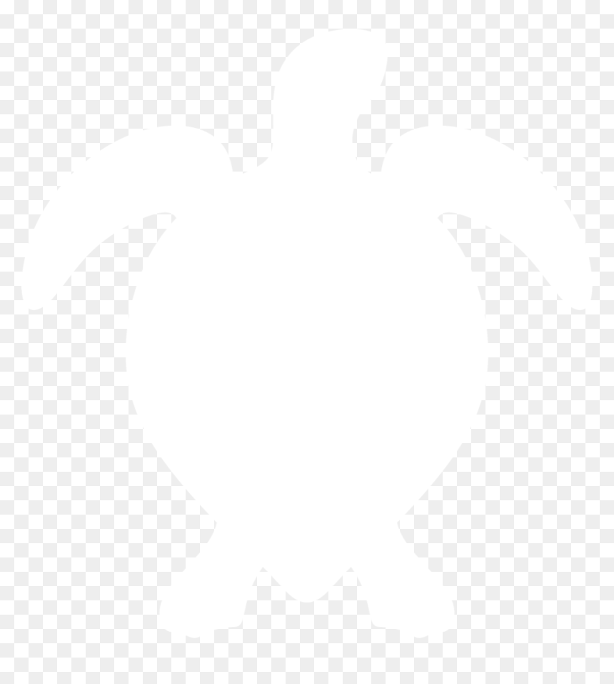 Sea Turtle Silhouette By Paperlightbox, HD Png Download - turtle silhouette png