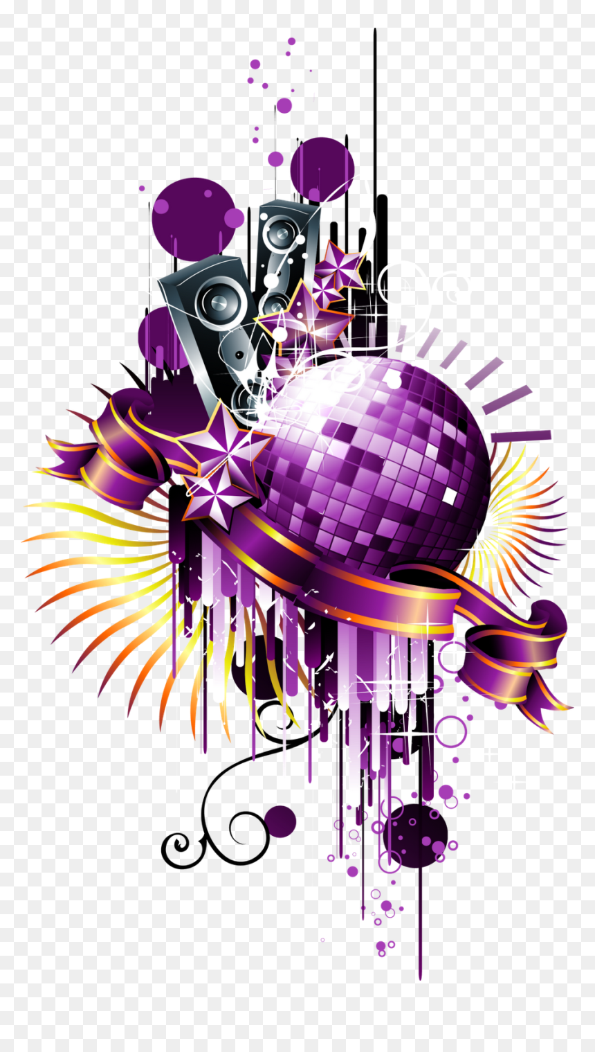 Mega Box Design, HD Png Download - disco lights png