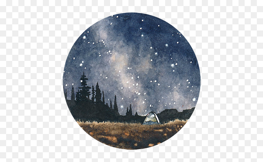 Planets Clipart Transparent Tumblr - Artsy Pinterest Circle Art, HD Png Download - funny png tumblr