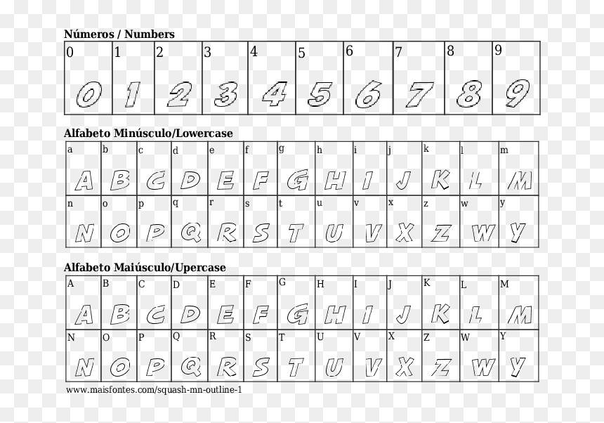 Fuente Detalles Squash Mn Outline - Font, HD Png Download - minnesota outline png