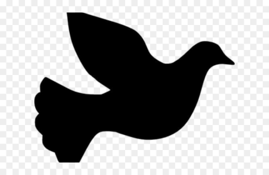 Turtle Dove Clipart Silhouette - Silhouette Dove Clipart, HD Png Download - turtle silhouette png