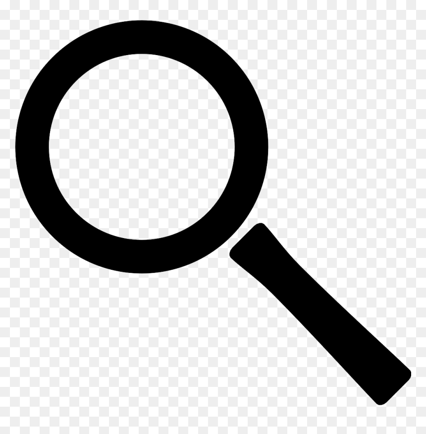 Magnifier Glass Icon - Magnify Glass Icon Png, Transparent Png - magnifying glass vector png