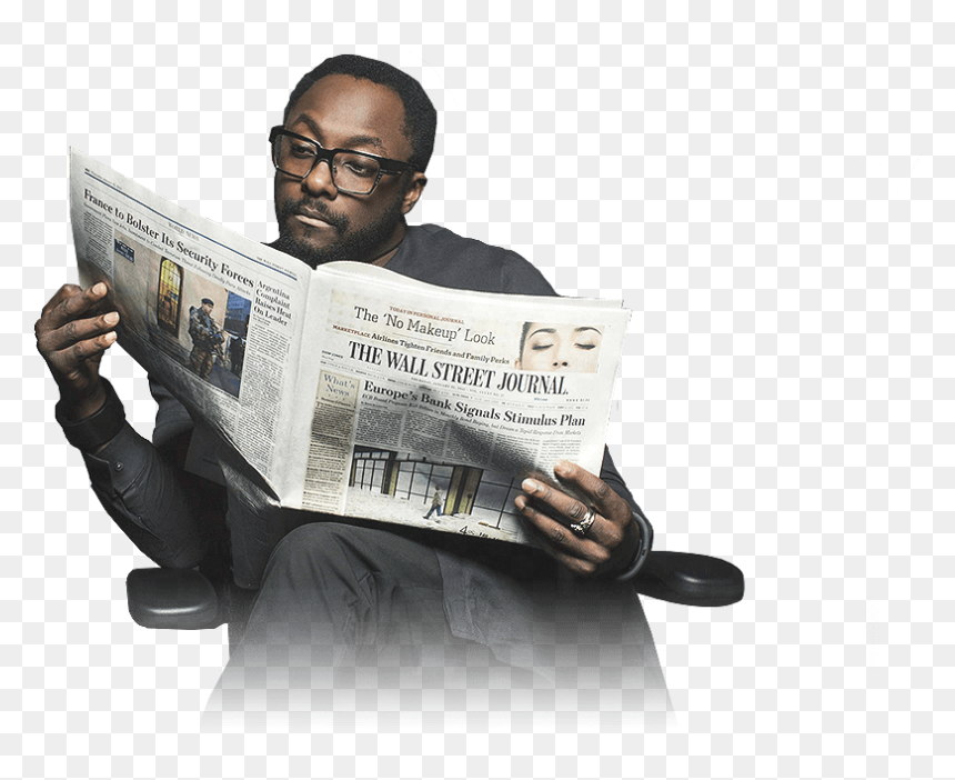 Newspaper, HD Png Download - wall street journal png