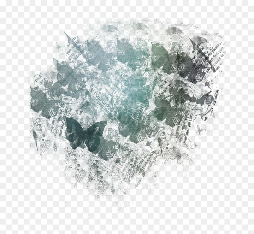 Butterfly Masked Texture - Circle, HD Png Download - net texture png