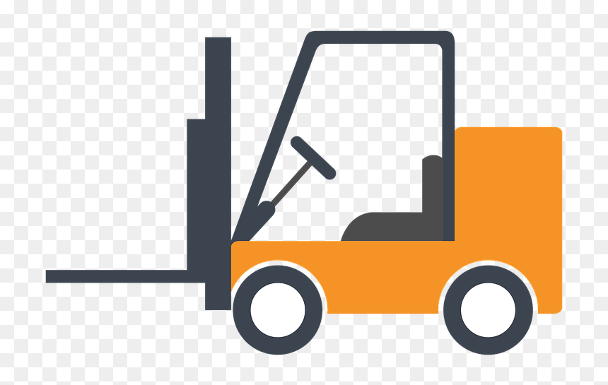 Forklift Illustration Png, Transparent Png - forklift png