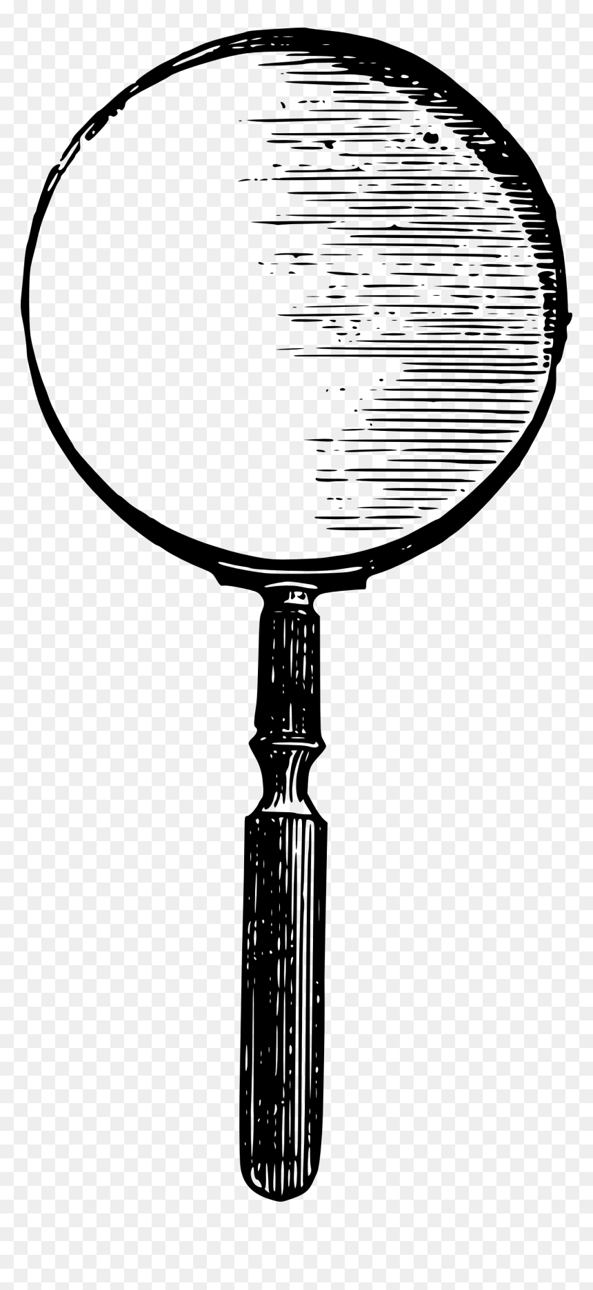 Vintage Magnifying Glass Vector Clip Art - Old Magnifying Glass Vector, HD Png Download - magnifying glass vector png
