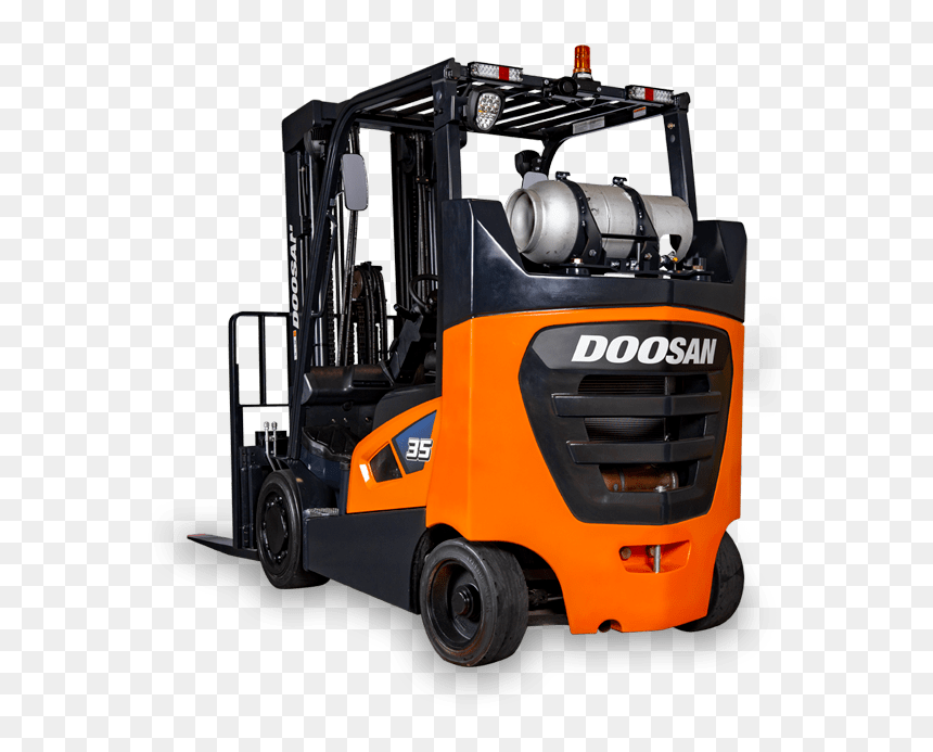 Doosan Forklift, HD Png Download - forklift png