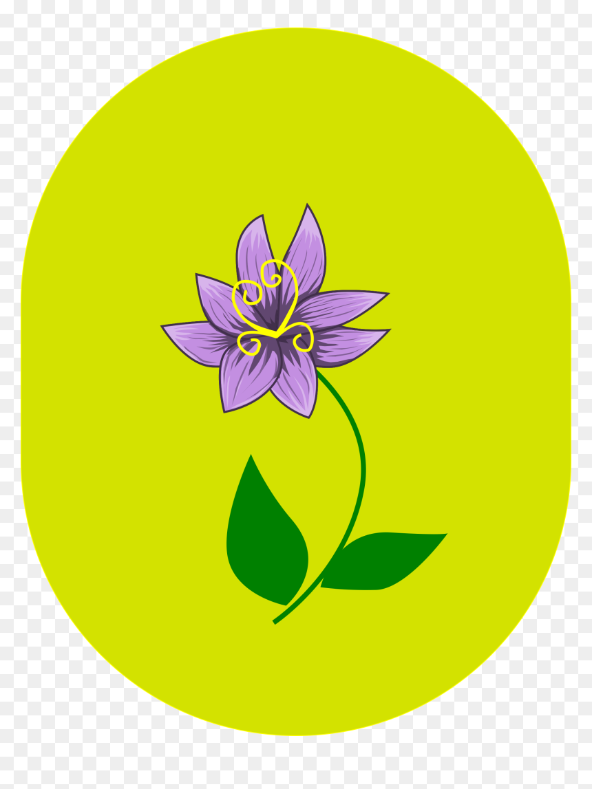 Violet Flower Clip Arts - Clip Art, HD Png Download - flower .png
