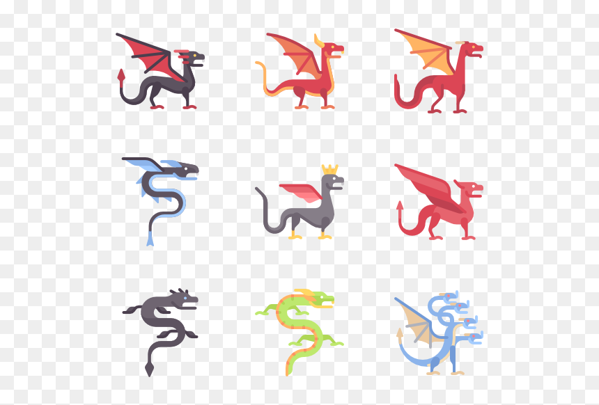 Animal Figure, HD Png Download - dragon icon png