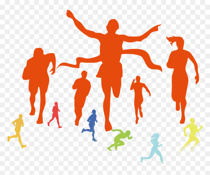 Running Invitation Background Wedding Invitation Marathon Running Sprint Sport - Marathon Png ...