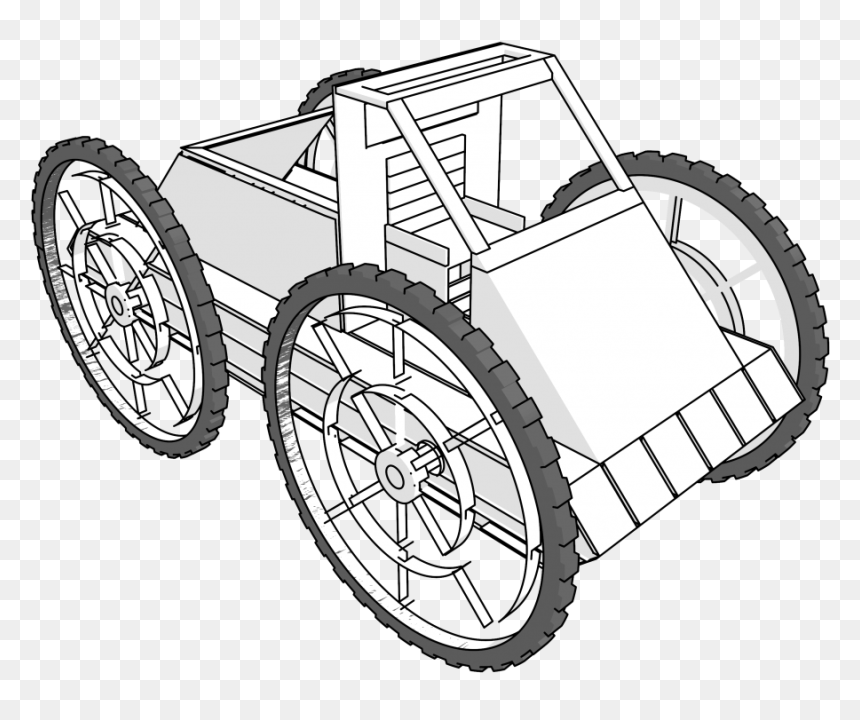 Ye Olde Monster Wagon First Truck Clipart Png - Line Art, Transparent Png - first png