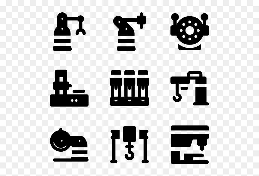 Google Maps Transport Icons, HD Png Download - factory icon png