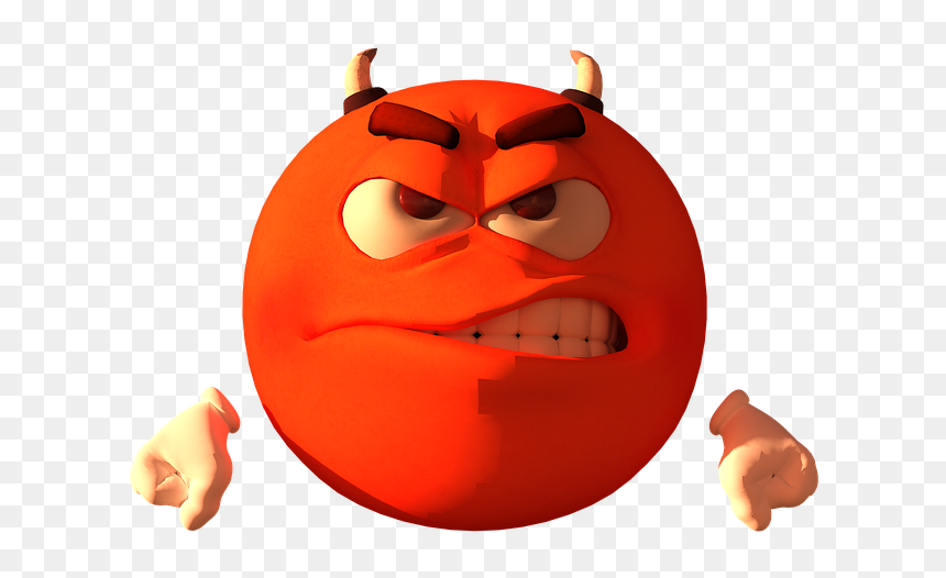 Cartoon, HD Png Download - evil emoji png