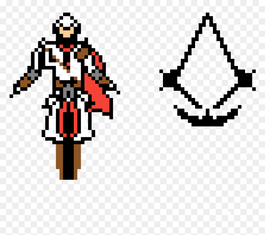 Transparent Ezio Auditore Png - Ezio Pixel Art, Png Download - ezio png