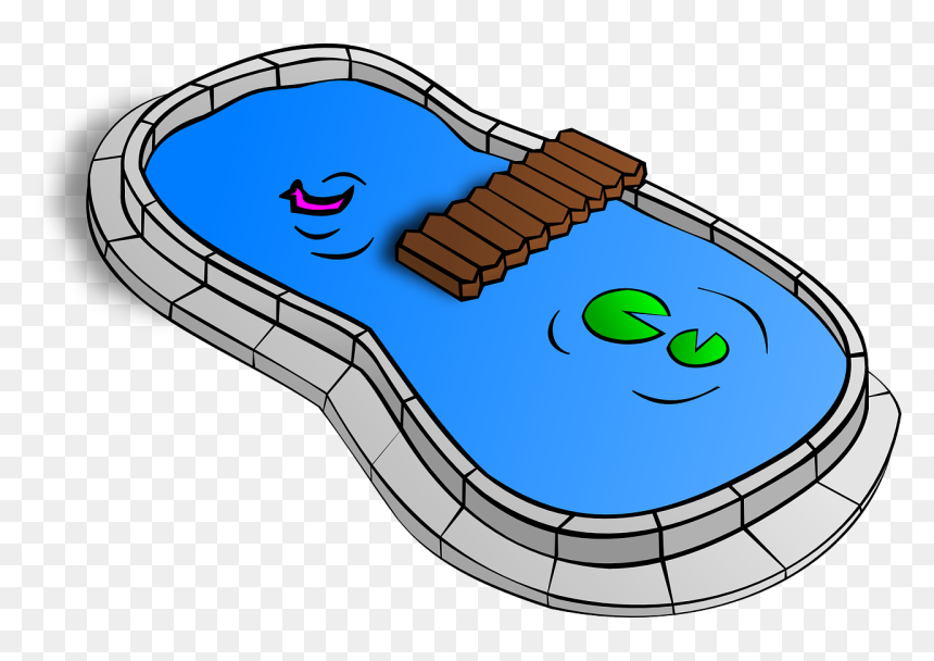 Pond Clip Art, HD Png Download - swimming pool png