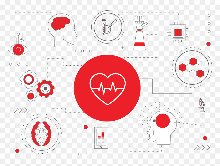 How Can Ai Transform The Healthcare Sector In Uae - Ai In Healthcare, HD Png Download - red circle with line through it png