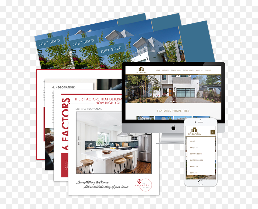 Custom Real Estate Agent Marketing Packages, HD Png Download - just sold png