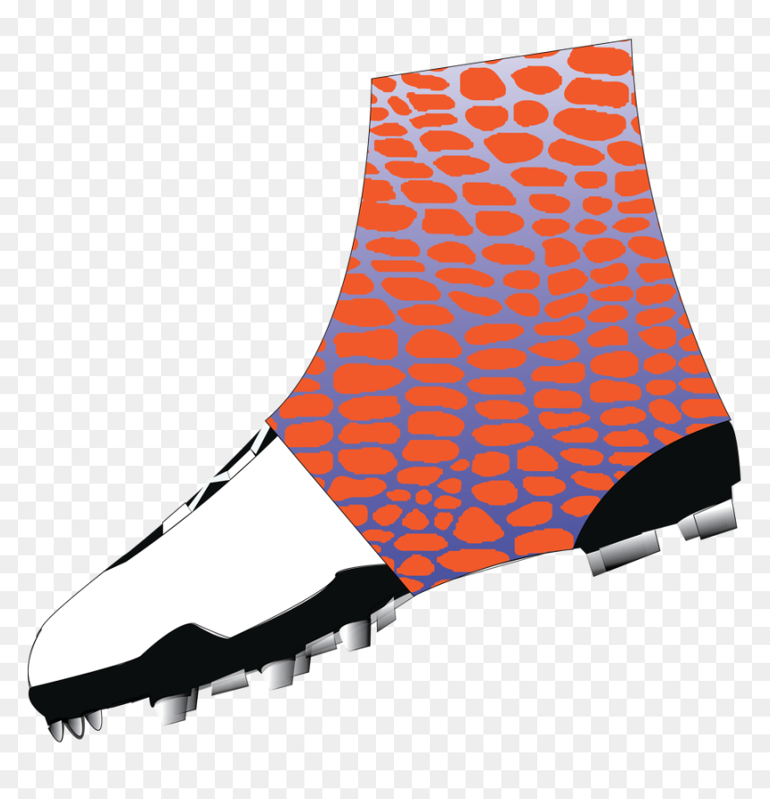 Gator- Print Royal Blue Fade To White Spats Clipart - American Flag Cleat Cover, HD Png Download - white fade png